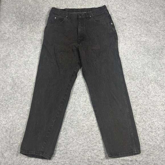Wrangler Other - Wrangler Jeans Mens 34x32 Black 5 Pocket Premium Quality Denim Pants